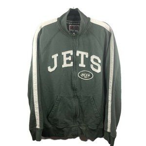 New York Jets NFL 47 Brand Track Jacket Zip XXL